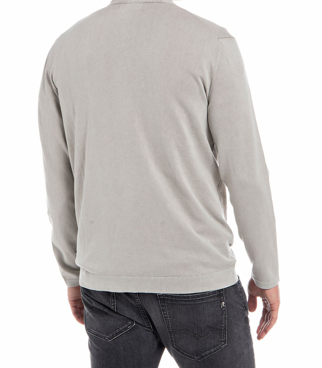 Essentialコットンカーディガン 詳細画像 グレー 2